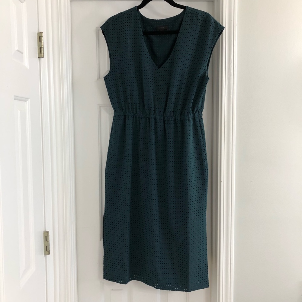 Gorgeous J.Crew teal eyelet dress